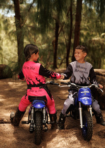 Girl's Hot Pink & Black Jersey