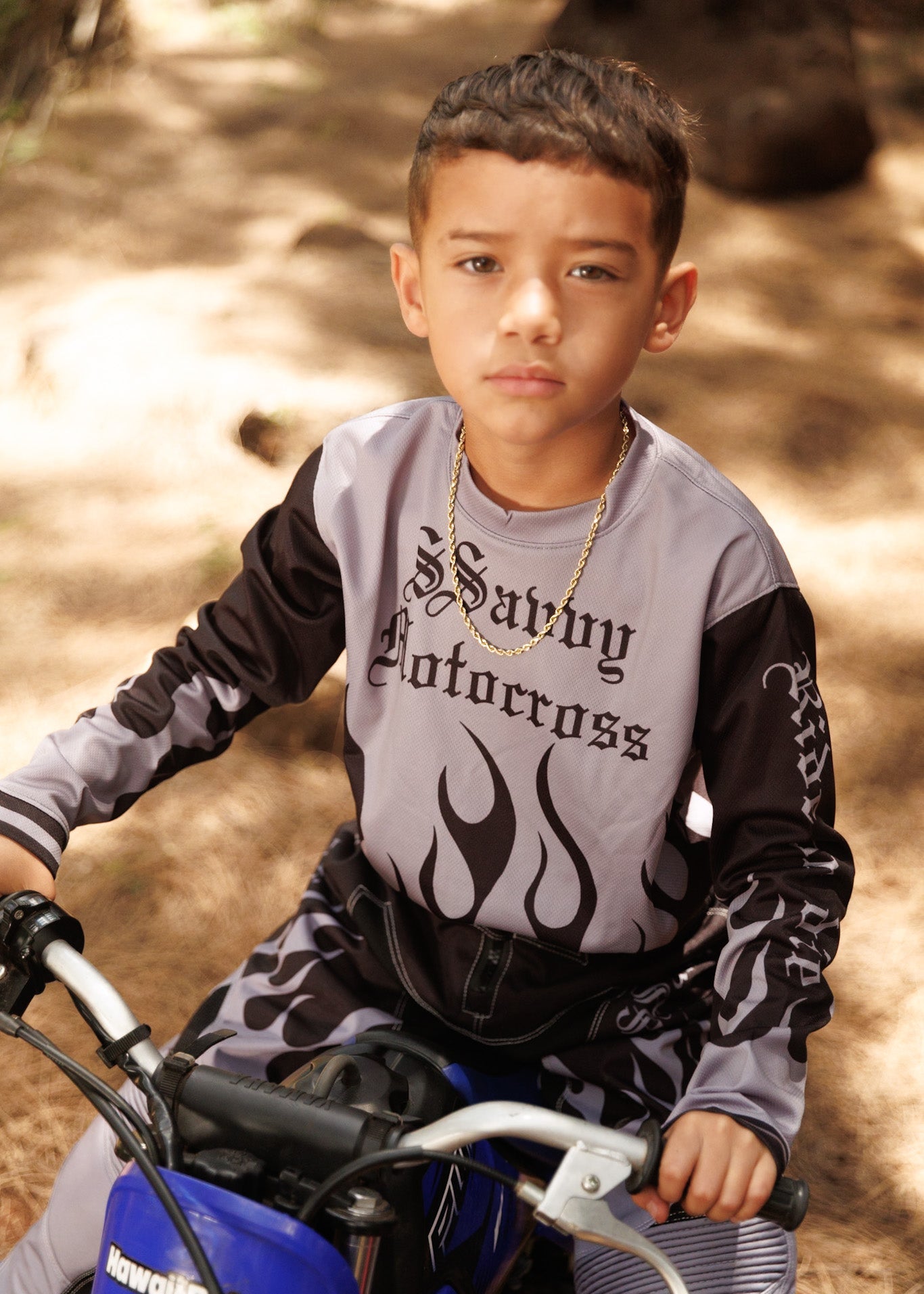 Boy's Grey & Black Jersey