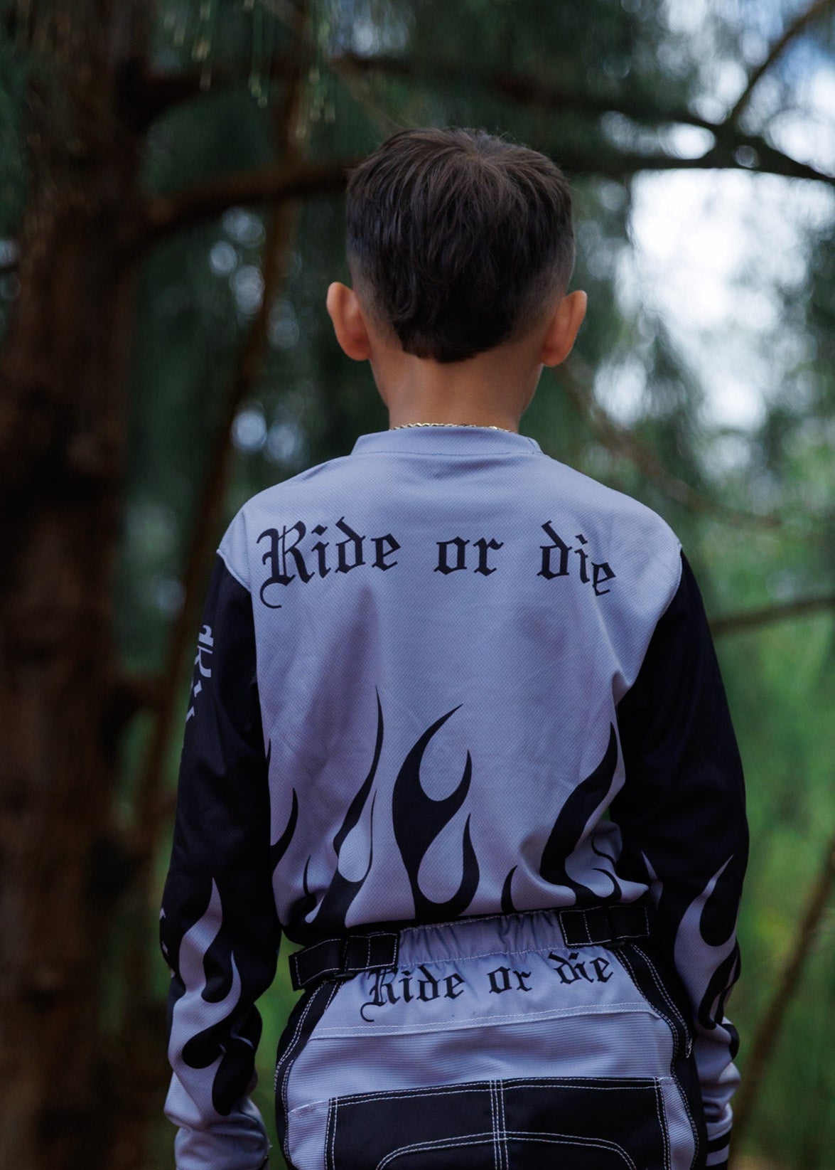 Boy's Grey & Black Jersey