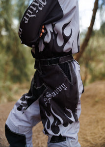 Boy's Grey & Black Pants