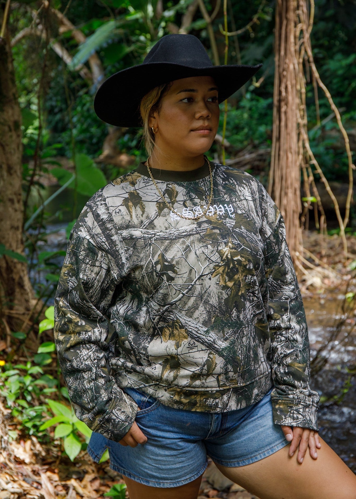 Jona Camo Crew Neck