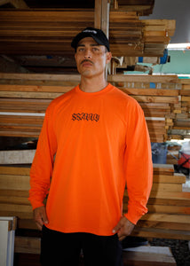 Outlaw Long Sleeve T-Shirt - Neon Orange