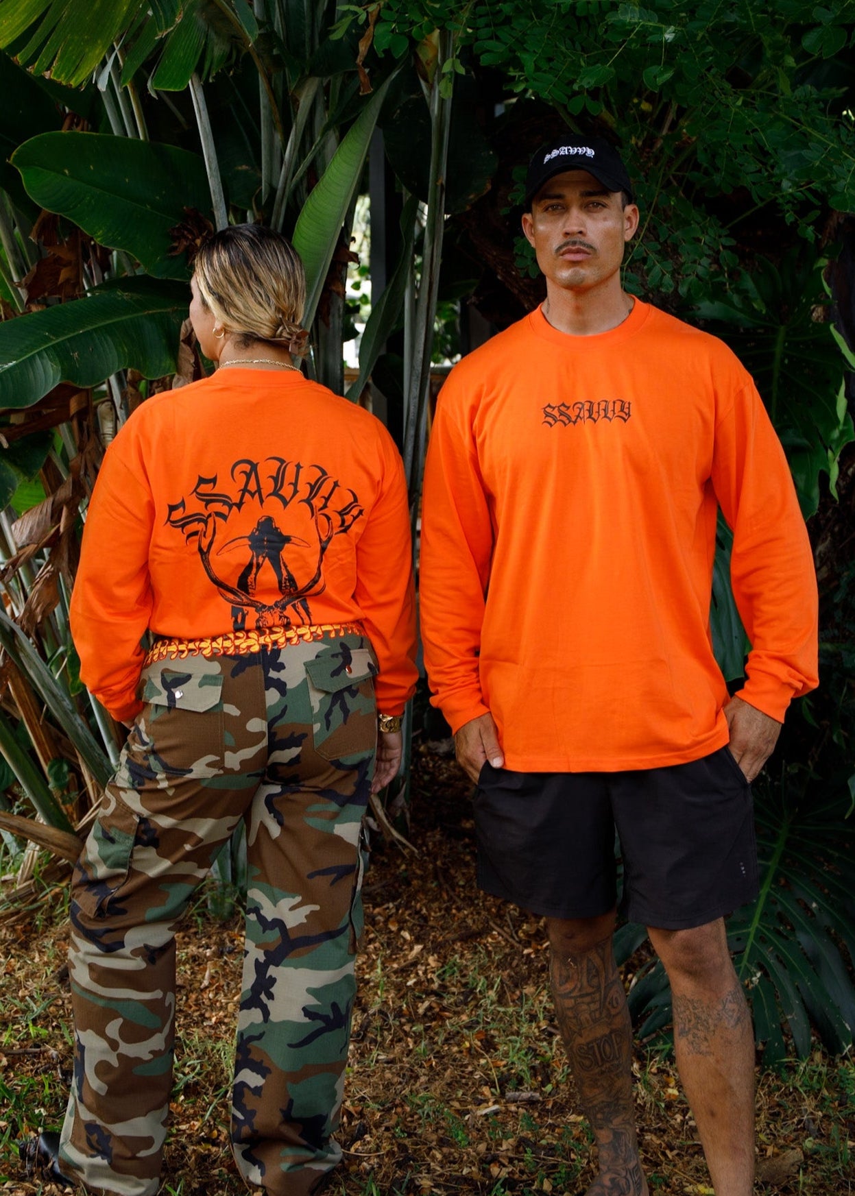 Outlaw Long Sleeve T-Shirt - Neon Orange