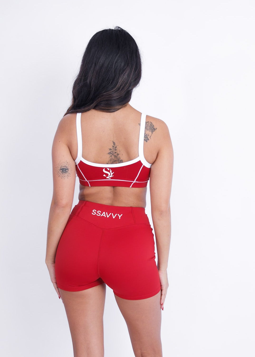 Cherry Red Powerhouse Sports Bra