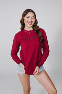 Outlaw Long Sleeve T-Shirt - Maroon