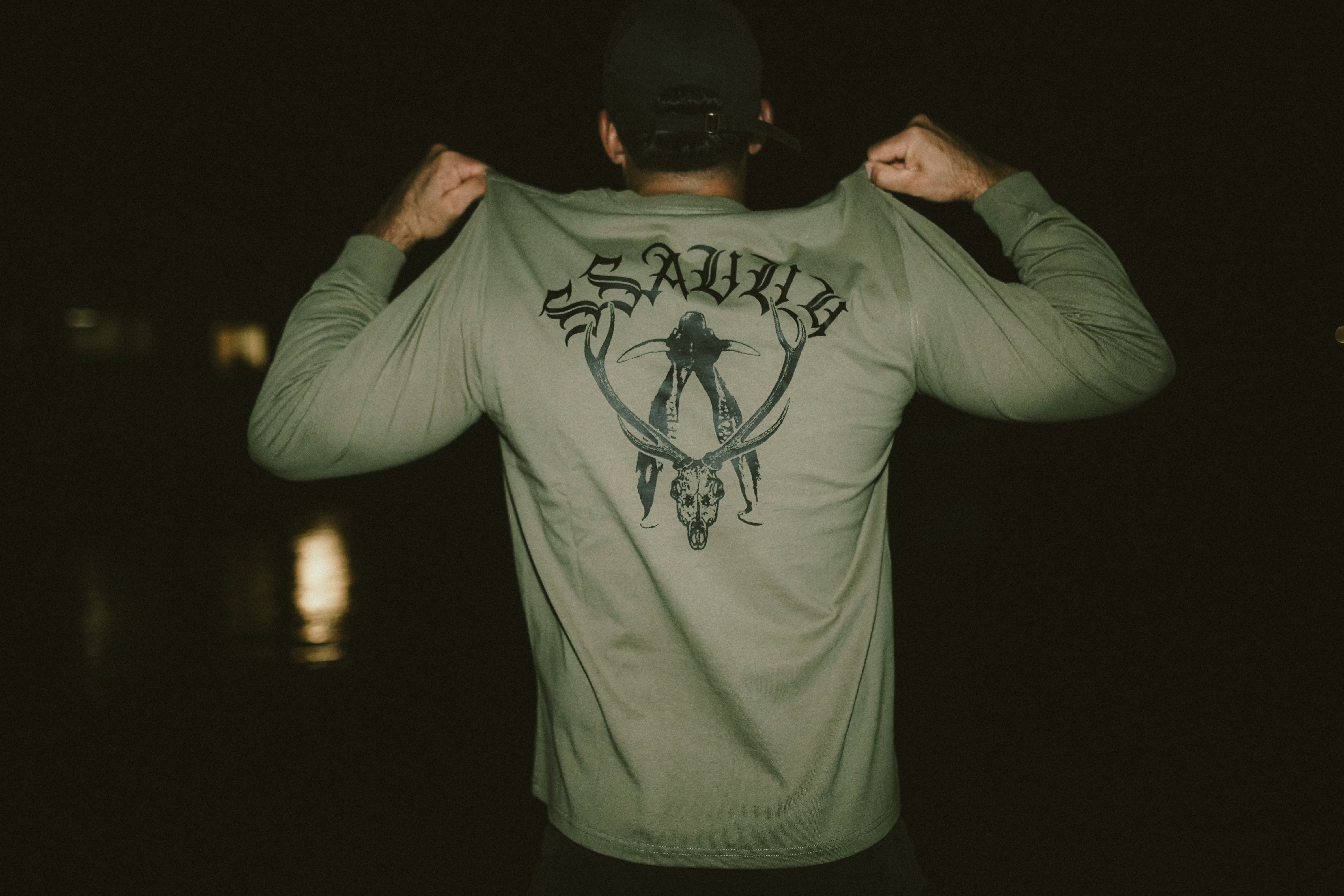 Outlaw Long Sleeve T-Shirt - Army Green