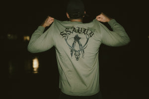 Outlaw Long Sleeve T-Shirt - Army Green