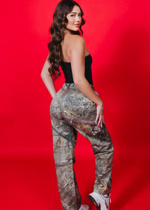 Maroon Bloody Love Women’s Camo Pants