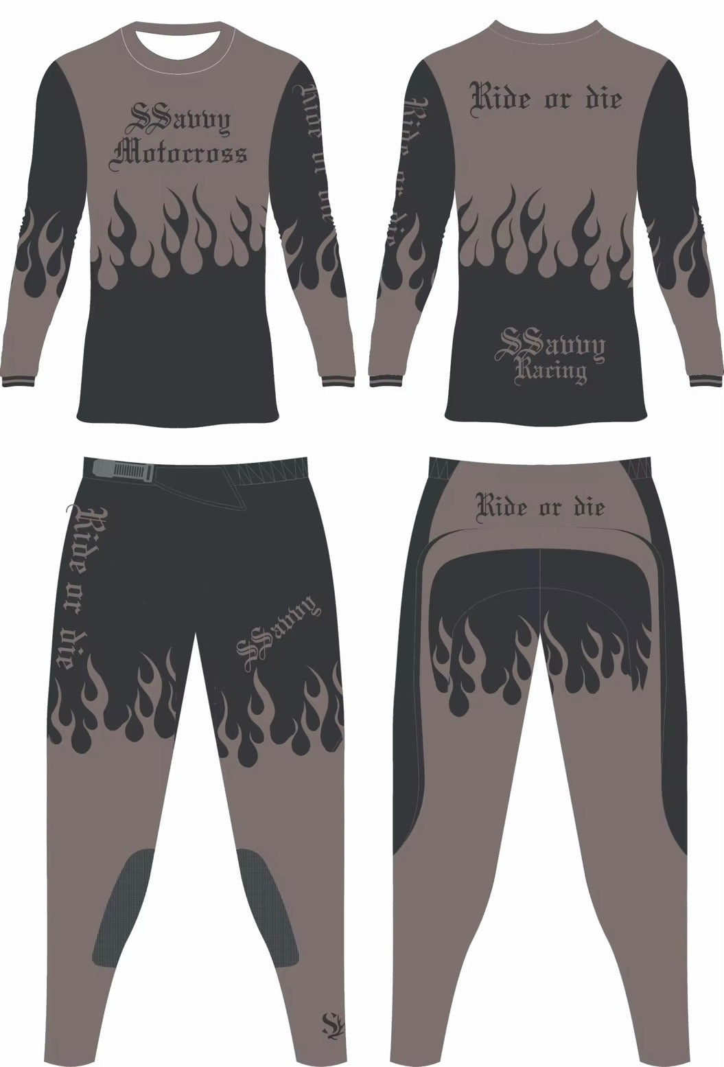 Boy's Grey & Black Jersey