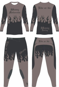 Boy's Grey & Black Jersey